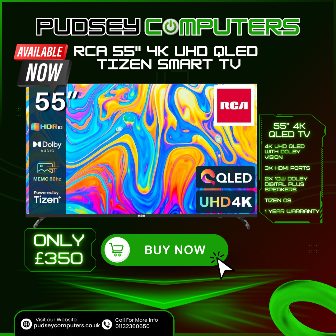 RCA 55" 4K UHD QLED Tizen Smart TV