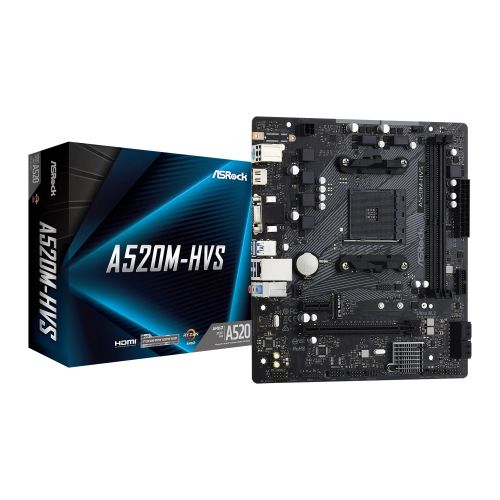 Asrock A520M-HVS Micro ATX AM4 Motherboard