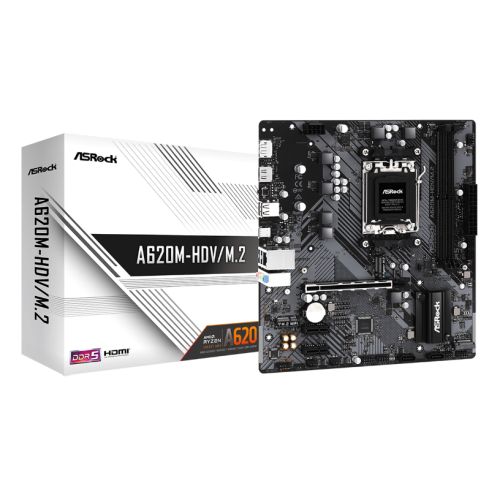 Asrock A620M-HDV/M.2 Micro ATX AM5 Motherboard