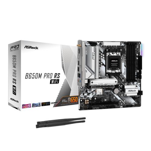 Asrock B650M PRO RS WIFI Micro ATX AM5 Motherboard