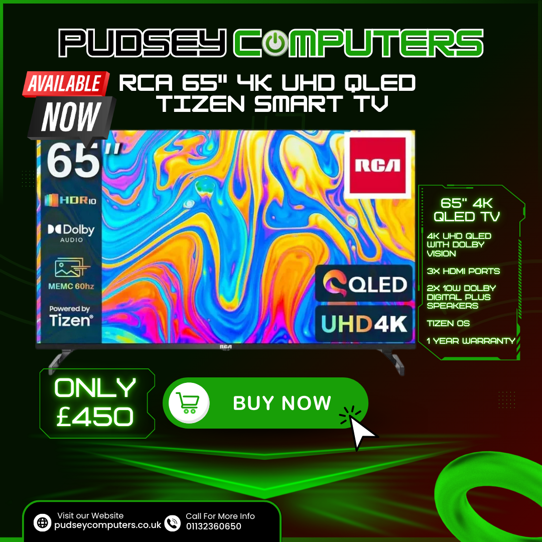 RCA 65" 4K UHD QLED Tizen Smart TV