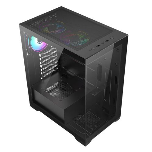 Vida Vetro Black ARGB Gaming Case