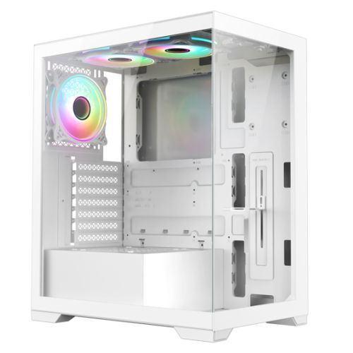 Vida Vetro White ARGB Gaming Case