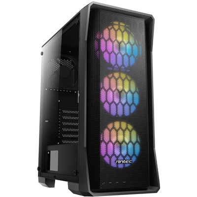 ANTEC NX360 Case, Black, Mid Tower, 1 x USB 3.0 / 2 x USB 2.0, Tempered Glass Side WIndow Panel