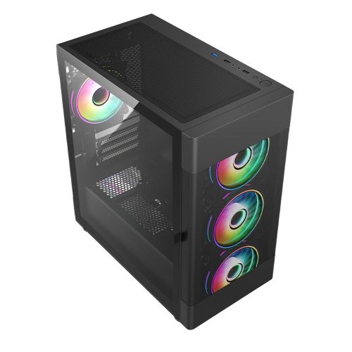 Vida Zephyr Black ARGB Gaming Case