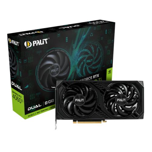 Palit RTX 4060 Ti DUAL 8GB DDR6 Graphics Card – Pudsey Computers