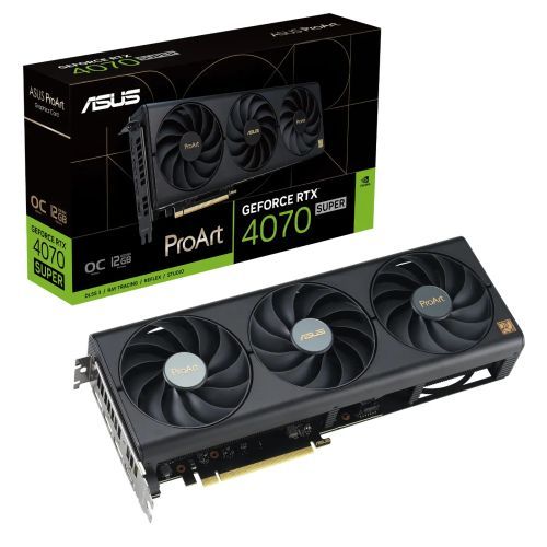 Asus ProArt RTX 4070 SUPER OC 12GB DDR6X Graphics Card