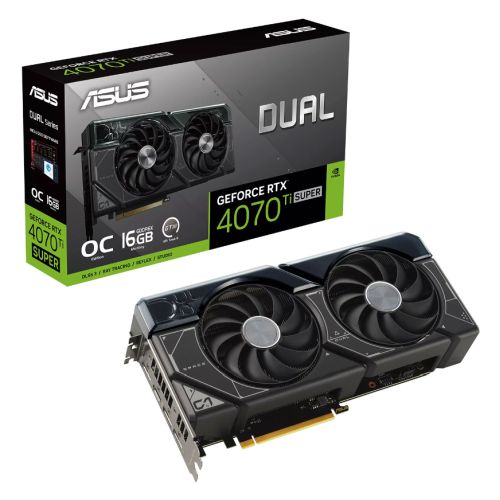 Asus Dual RTX 4070 Ti SUPER OC 16GB DDR6X Graphics Card