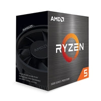 AMD Ryzen 5 5600 6 Core AM4 Processor, 12 Threads, 3.5GHz up to 4.4GHz Boost, 32MB Cache, 65W, with Wraith Stealth Cooler, No Graphics