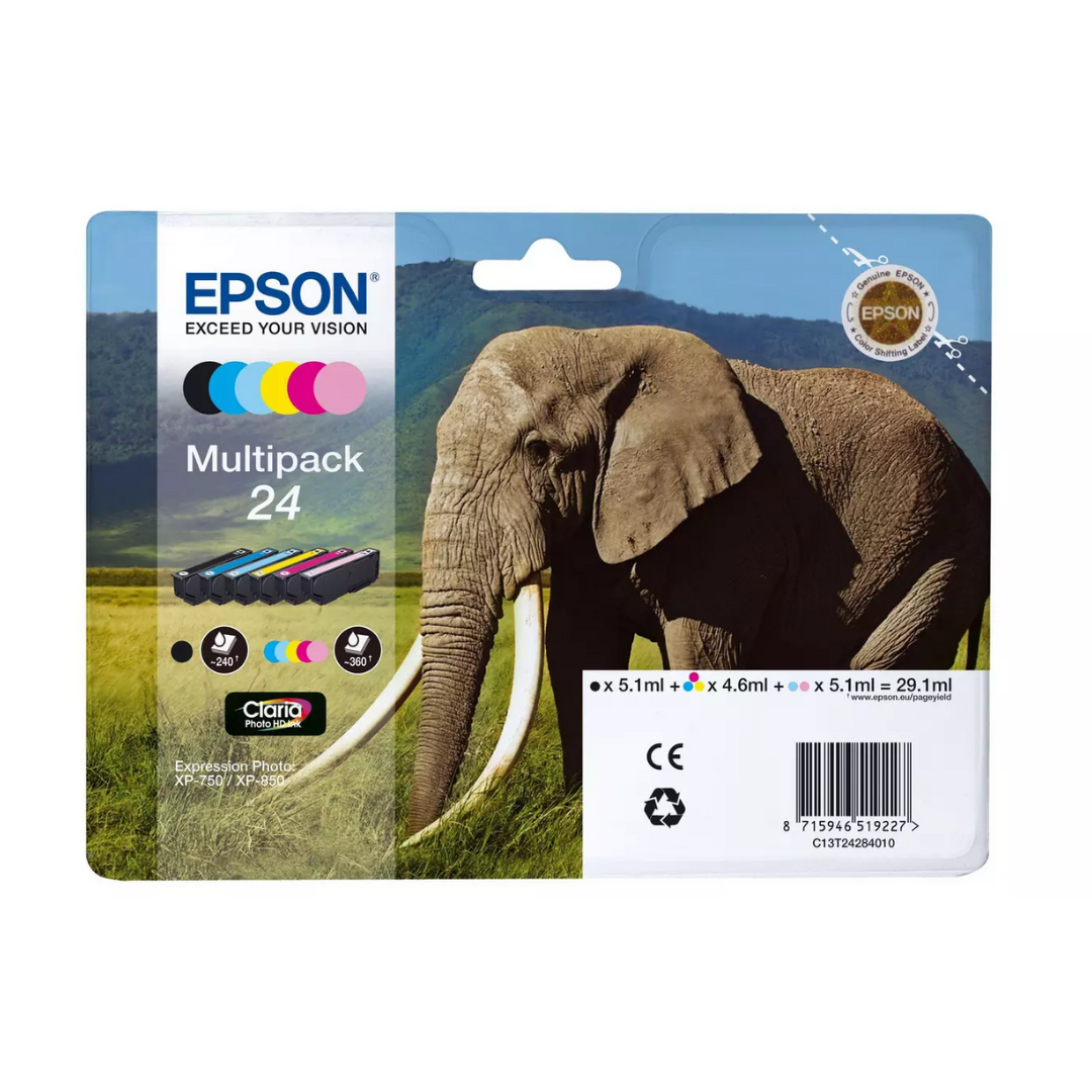 EPSON 24 Elephant Ink Cartridges