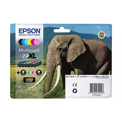 EPSON 24 Elephant Ink Cartridges