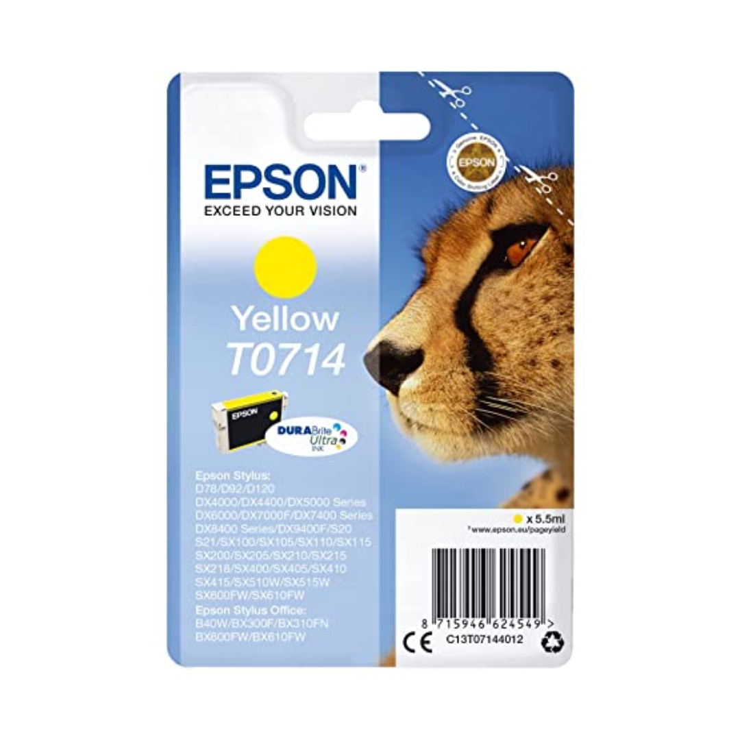 EPSON T0711/2/3/4/5 Cheetah Ink Cartridges