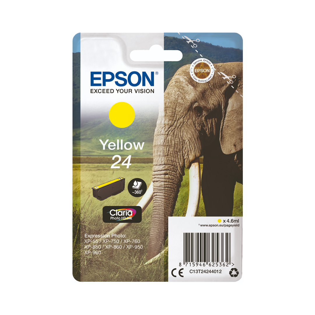 EPSON 24 Elephant Ink Cartridges