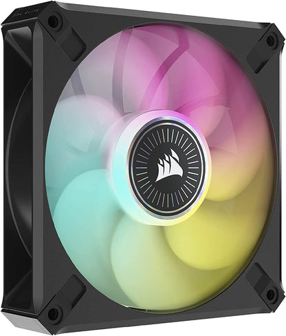 Corsair iCUE AF120 RGB ELITE Single Fan Black
