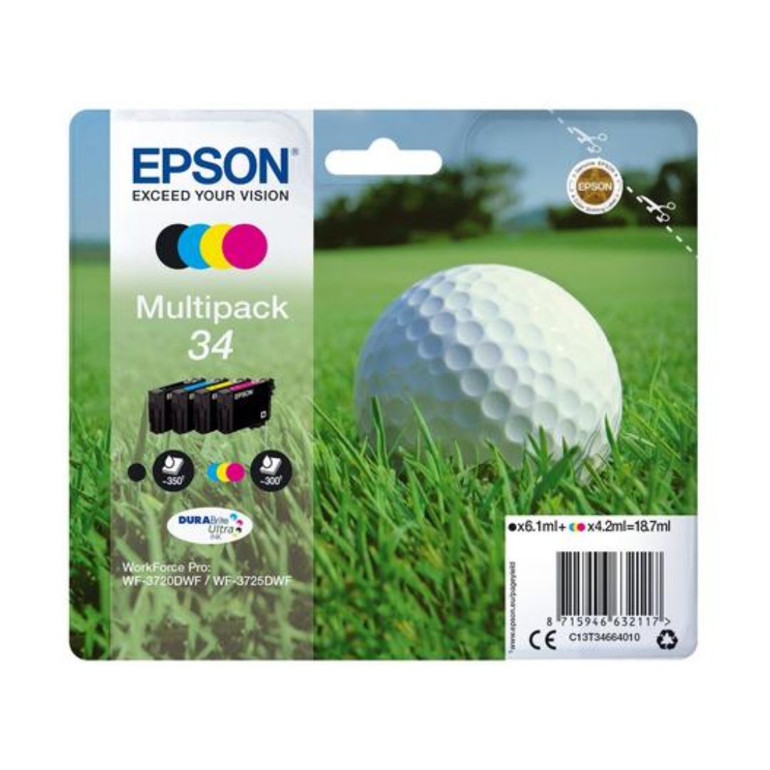 EPSON 34 Golf Ball Ink Cartridges