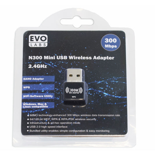 EVO Labs Mini USB Wireless Adapter