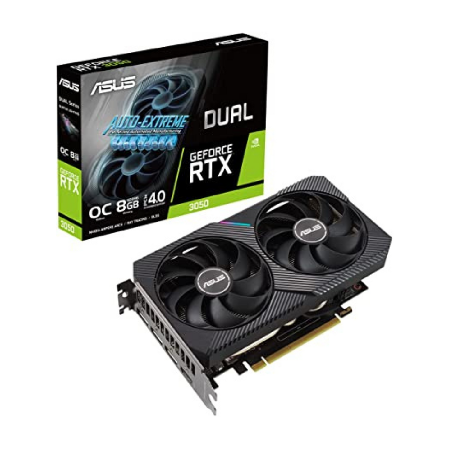 ASUS Dual GeForce RTX 3050 8GB GDDR6 Graphics Card