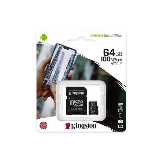 Kingston 64GB 100 MB/s with adaptor