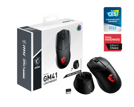 MSI CLUTCH GM41 LIGHTWEIGHT WIRELESS MOUSE