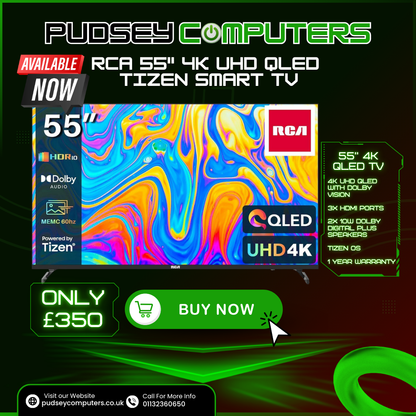 RCA 55" 4K UHD QLED Tizen Smart TV