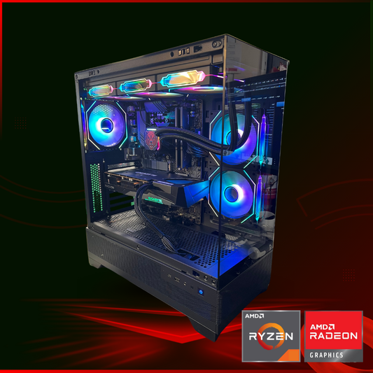 BearMetal Gaming Firefight - Ryzen 5 7600, 16GB RAM, 1TB SSD, RX 9060 XT, Gaming Desktop