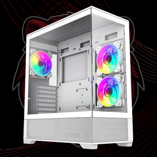 BearMetal Gaming Crimson Outlaw  - Ryzen 7 5800X3D, 16GB RAM, 1TB+1TB SSD, RX 7700 XT, Gaming Desktop