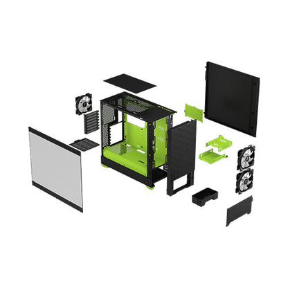 Fractal Design Pop Air RGB (Green Core TG) Gaming Case
