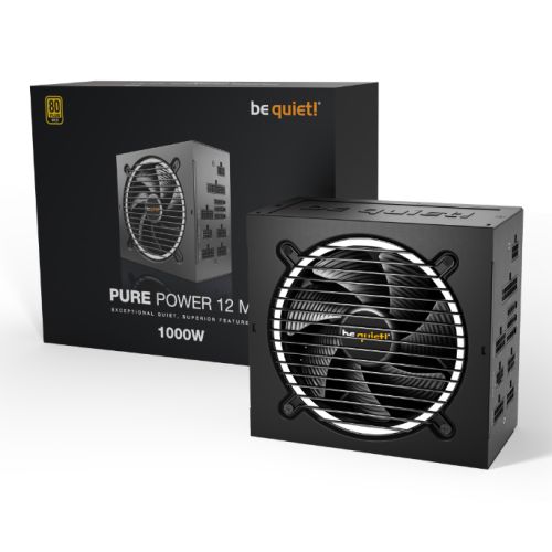 Be Quiet! 1000W Pure Power 12 M Fully Modular 80+ Gold ATX 3.0 PSU