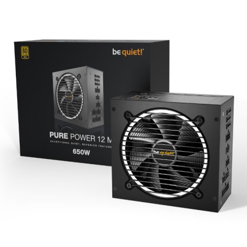Be Quiet! 650W Pure Power 12 M Fully Modular 80+ Gold ATX 3.0 PSU