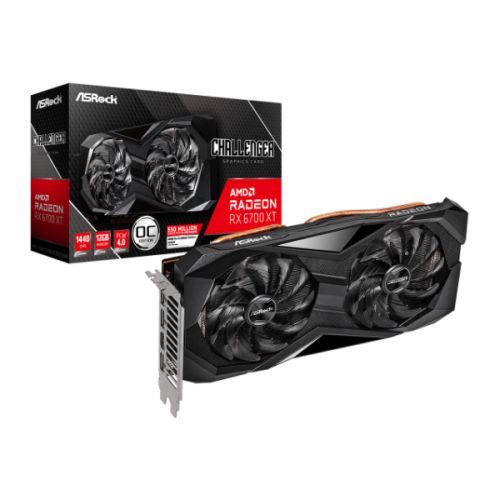 Asrock RX 6700 XT Challenger D 12GB DDR6 OC Graphics Card