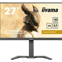 iiyama G-MASTER GB2795HSU-B1 27 inch Monitor, Full HD, 0.2ms, HDMI, DisplayPort, HDCP, USB Hubx4, Freesync, 280Hz, Speakers, Black, Internal PSU, Height Adjust, Pivot, VESA