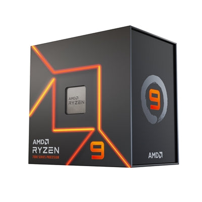 AMD Ryzen 9 7900X with Radeon Graphics, 12 Core Processor, 24 Threads, 4.7GHz up to 5.6GHz Boost, 76MB Cache, 170W, No Fan, Radeon Graphics