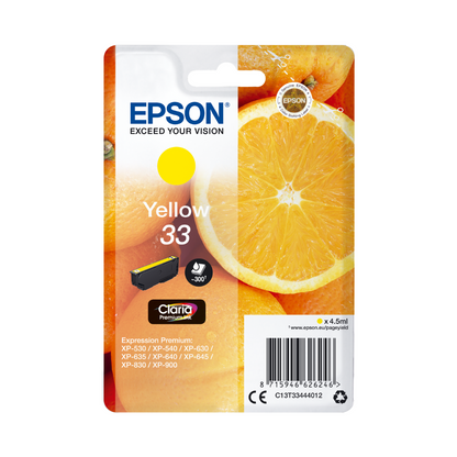 EPSON 33 Orange Ink Cartridge