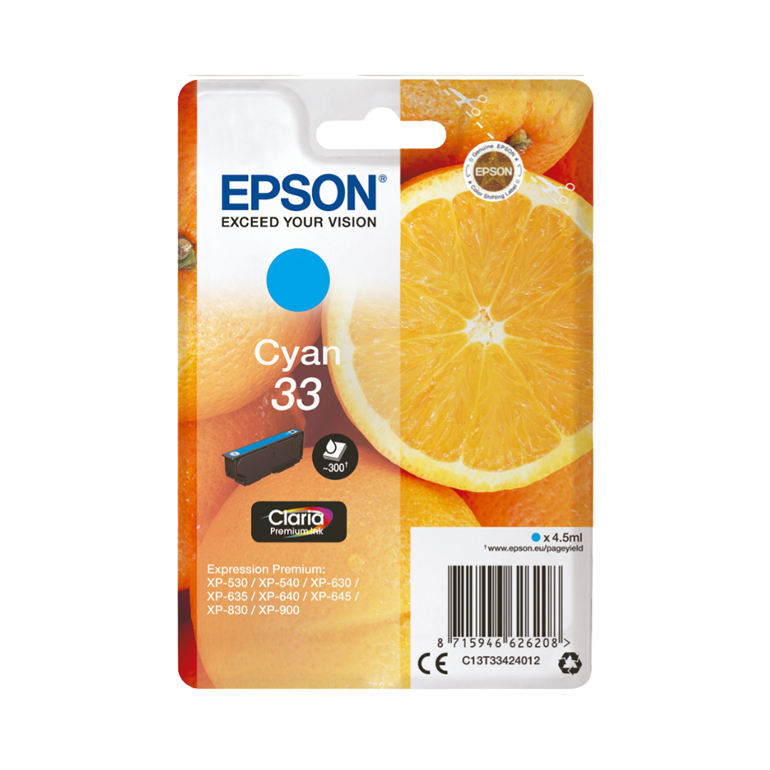 EPSON 33 Orange Ink Cartridge