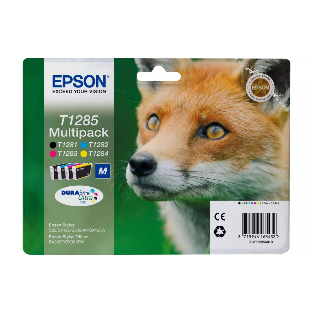 EPSON T1281/2/3/4/5 Fox Ink Cartridges