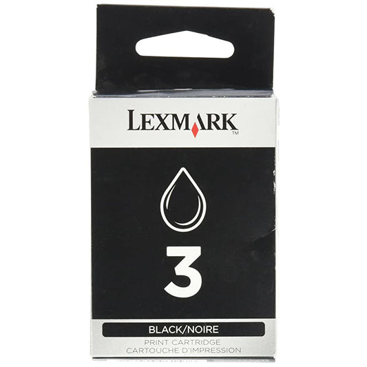 Lexmark 3 Black Ink Cartridge