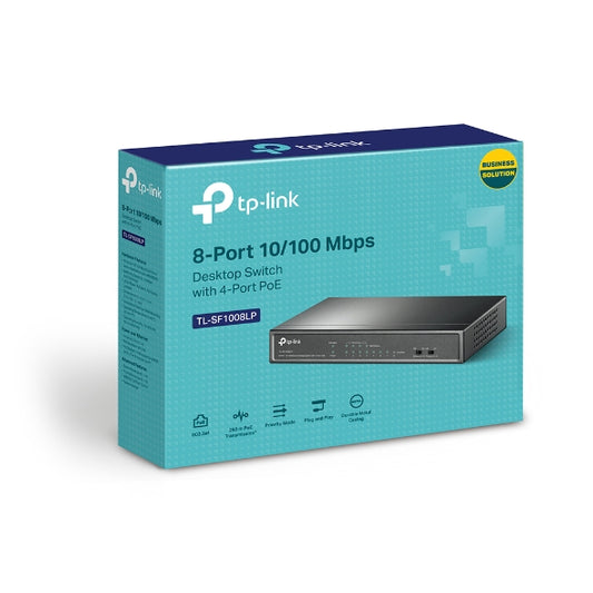 TP Link 8 Port Gigabit Desktop PoE+ Ethernet Switch
