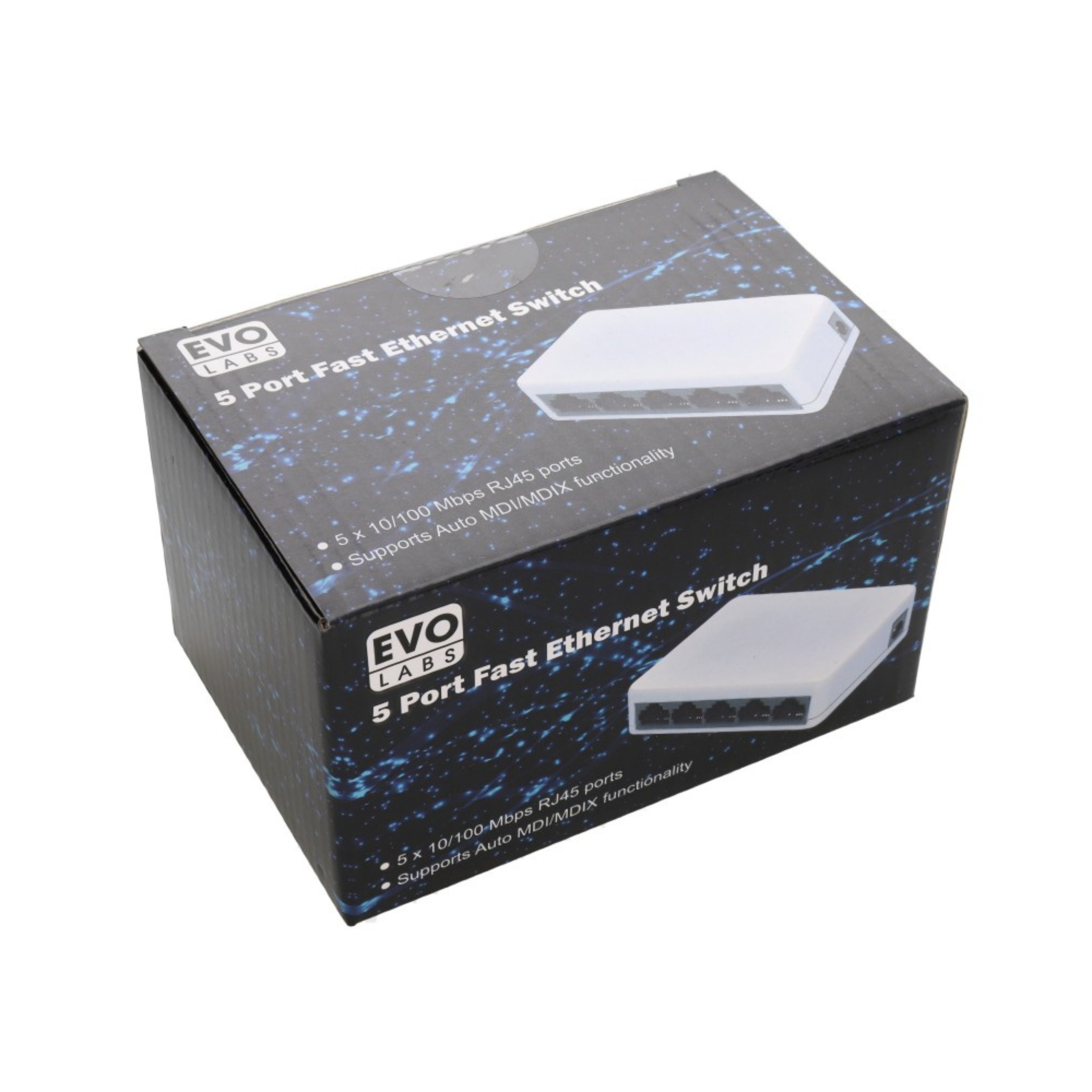 Evo Labs 5 Port 10/100 Fast Ethernet Switch