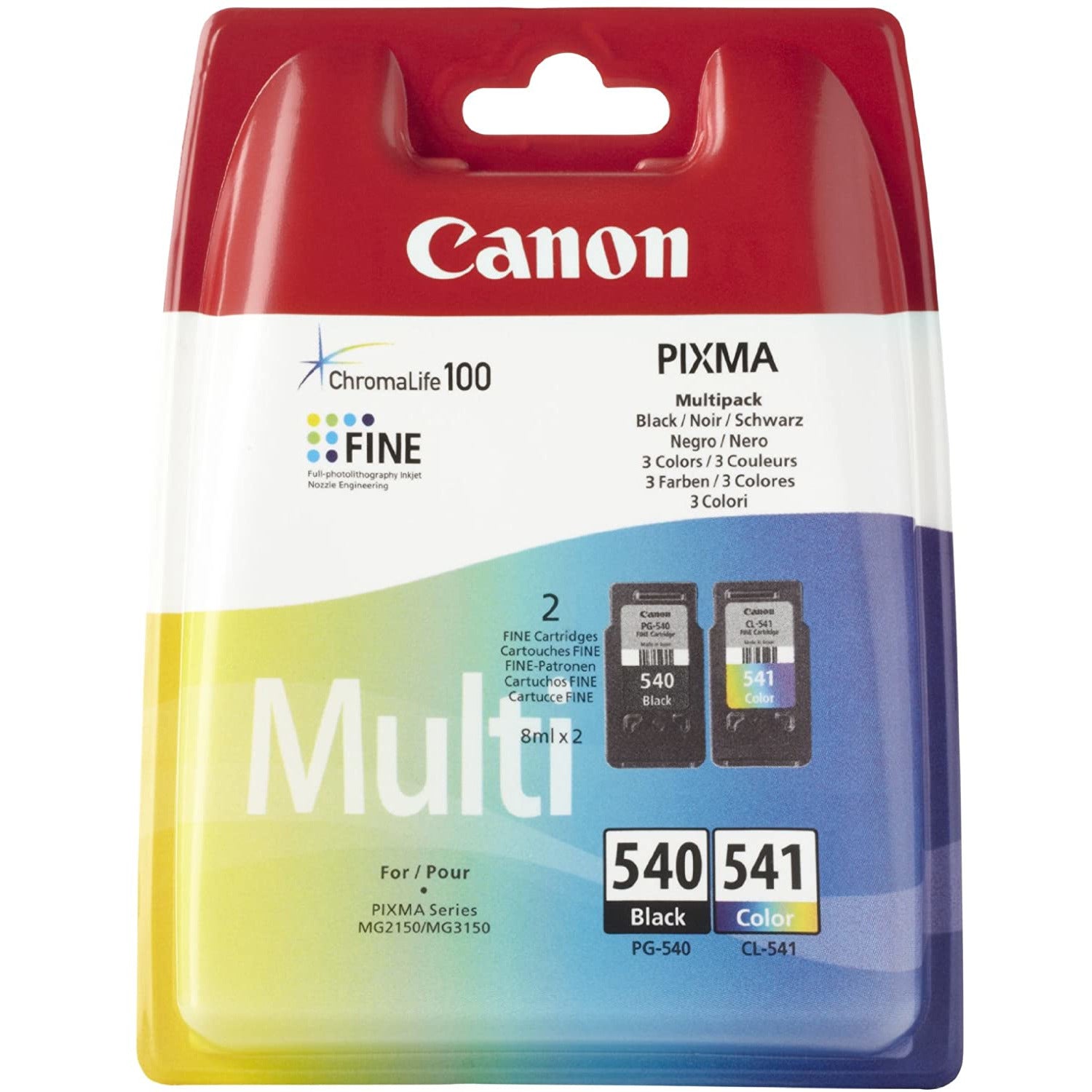 Canon 540 / 541 multipack colour & black ink