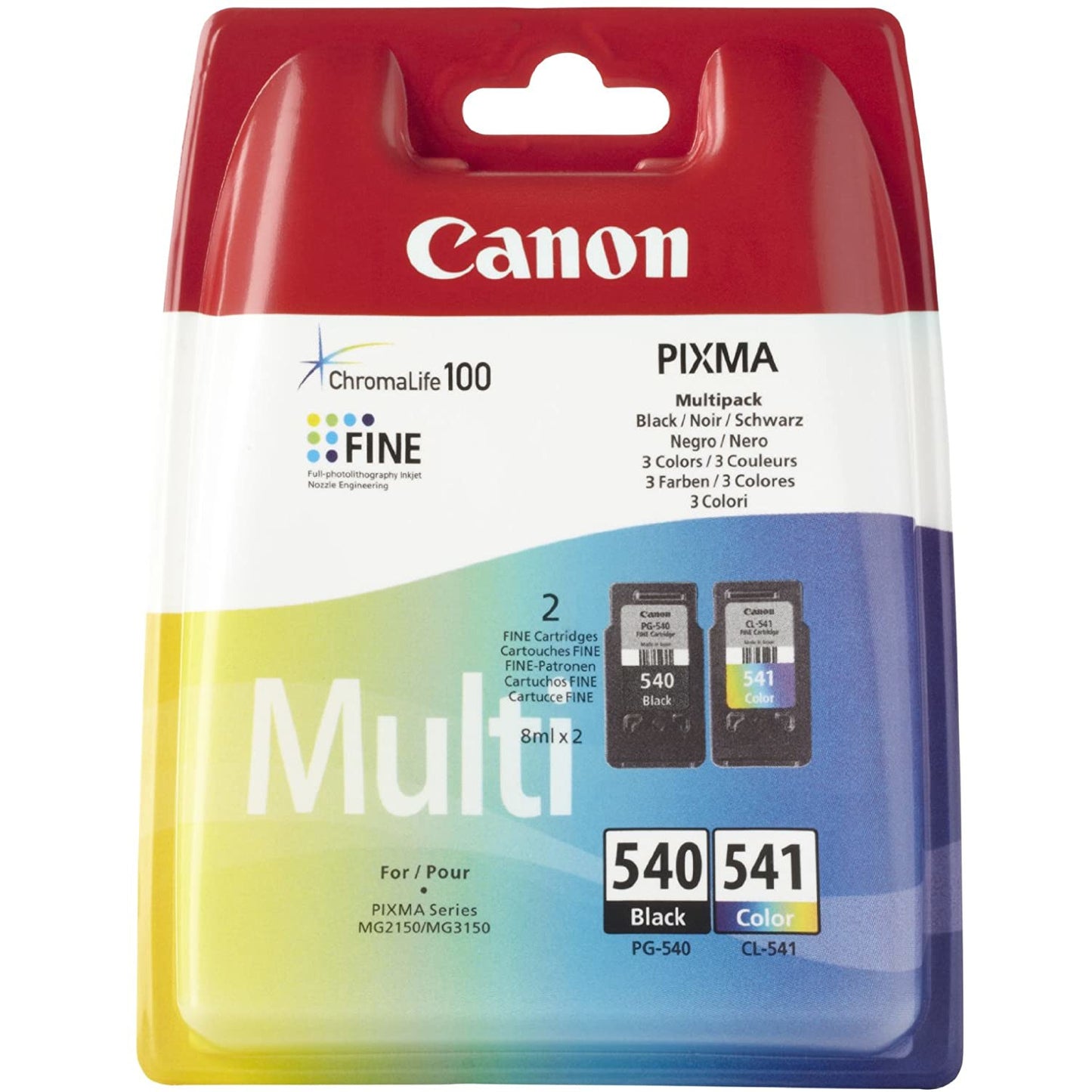 Canon 540 / 541 multipack colour & black ink