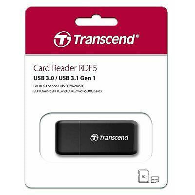 Transcend RDF5 Super Speed USB 3.1 Gen 1 Interface Card Reader