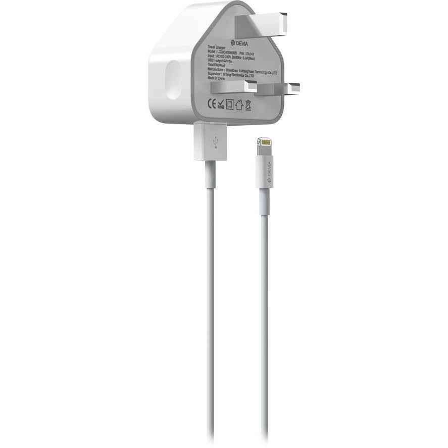 Devia Smart Charger Set USB C/ Micro USB/ Lightning